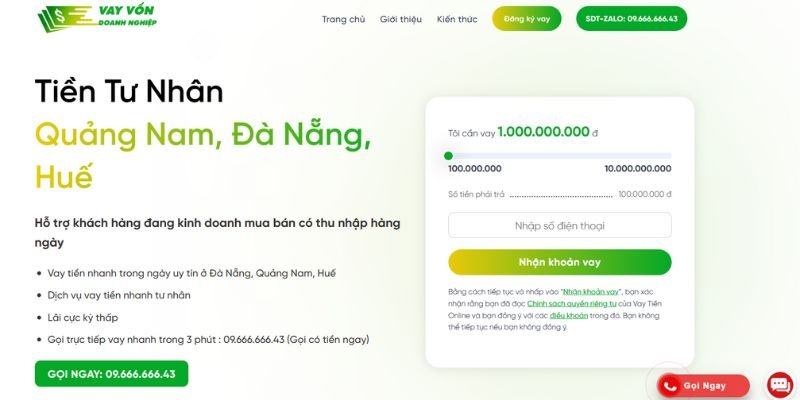 Vay nhanh Quảng Nam