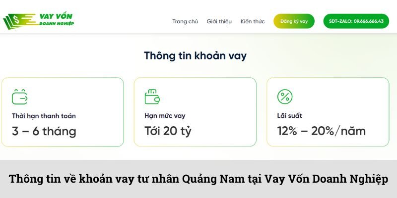 vay tư nhân Quảng Nam